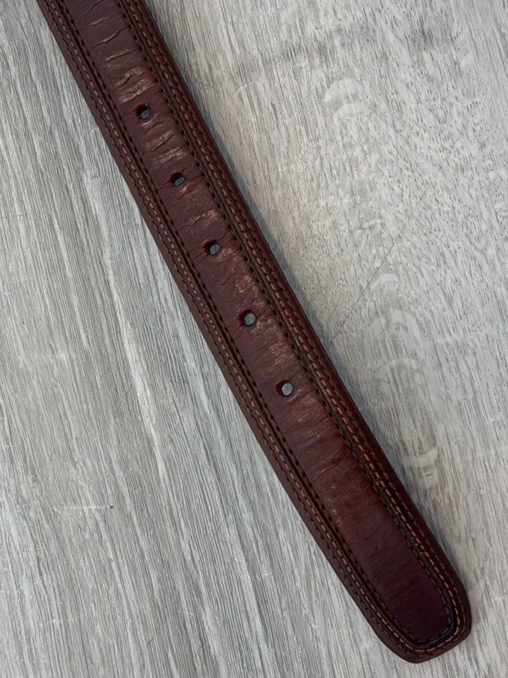 EUC Stacy Adams Cognac Brown Leather Belt Size 36